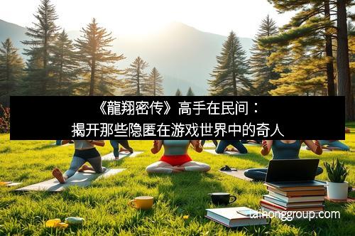 《龍翔密传》高手在民间：揭开那些隐匿在游戏世界中的奇人